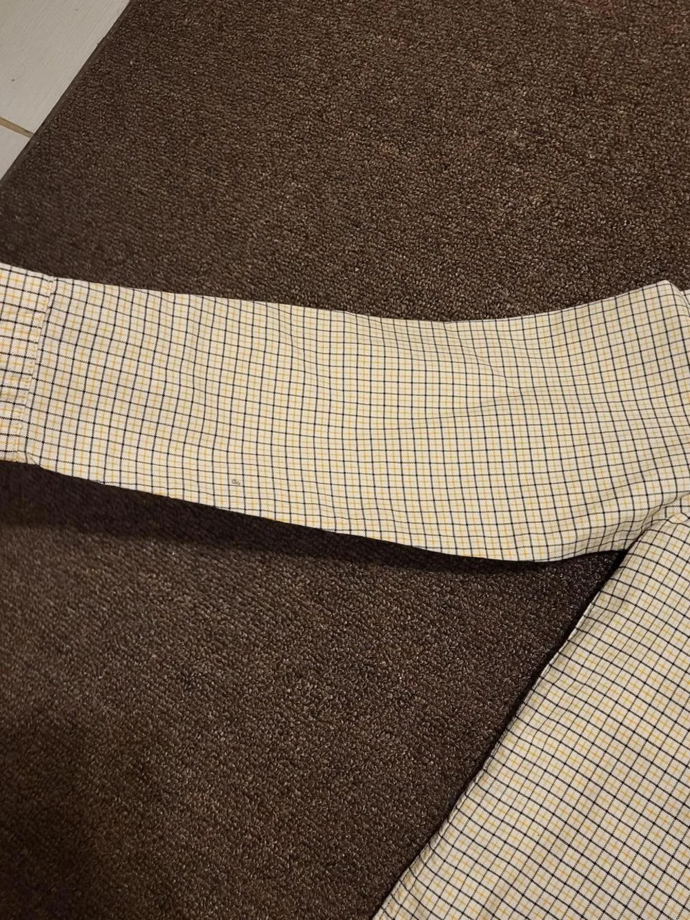 Ralph Lauren Men's Beige Check Button-Down Shirt